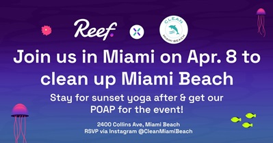 Участие в «Beach Clean Up» в Майами, США