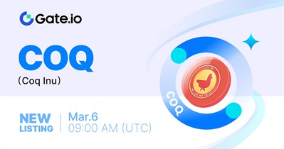 Coq Inu to Be Listed on Gate.io on March 6th
