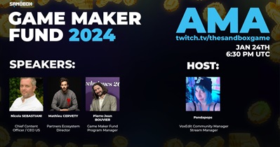 SAND to Hold AMA on Twitch on January 24th