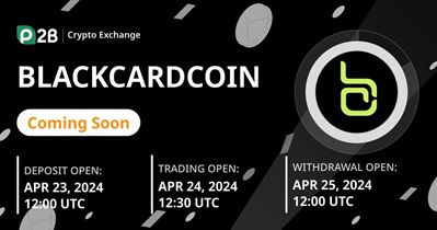 BlackCardCoin to Be Listed on P2B