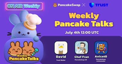 PancakeSwap проведет стрим на YouTube 4 июля