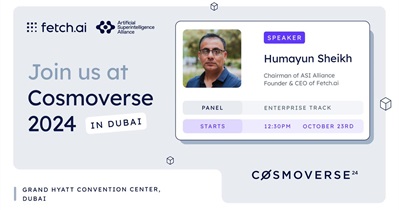 Fetch.ai to Participate in Cosmoverse in Dubai on October 21st