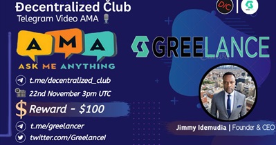 Greelance to Hold AMA on Telegram on November 22nd