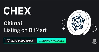 CHEX Token to Be Listed on BitMart on December 1st