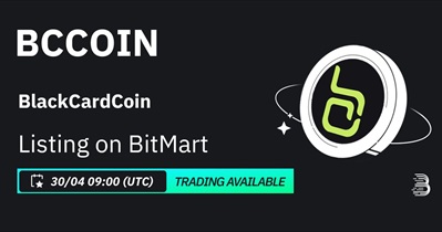 BlackCardCoin to Be Listed on BitMart