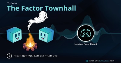 FactorDAO to Host Community Call on November 17th