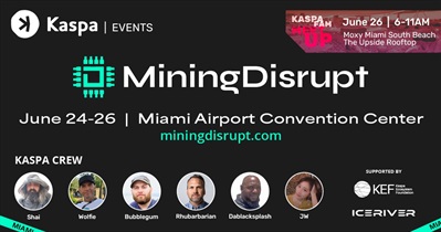 Kaspa примет участие в «Mining Disrupt Conference» в Майами 24 июня