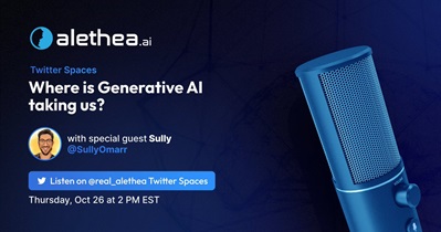 Alethea Artificial Liquid Intelligence Token to Hold AMA on X on October 26th