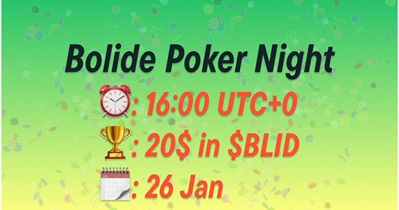 Bolide to Host Poker Game on January 26th