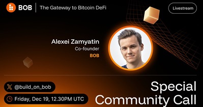 BOB (Build on Bitcoin) to Host Community Call on December 19th