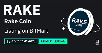 Rake.com to Be Listed on BitMart on January 18th