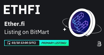 BitMart проведет листинг Ether.fi 18 марта
