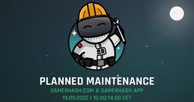 GamerCoin to Conduct Scheduled Maintenance on September 19th