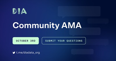 DIA to Hold AMA on Telegram on October 3rd