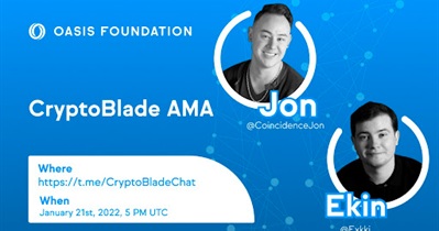 CryptoBlade Telegram'deki AMA etkinliği
