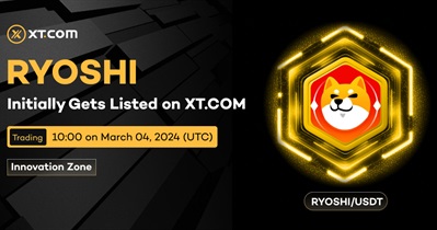 Ryoshi Research to Be Listed on XT.COM on March 4th
