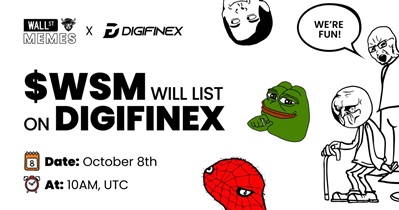Wall Street Memes to Be Listed on DigiFinex on October 8th