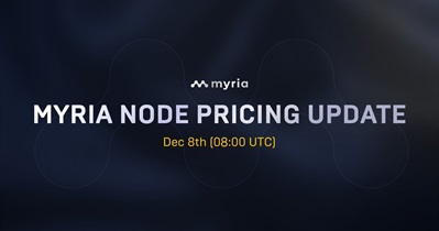 Myria to Change Node Licenses Pricing on December 8th