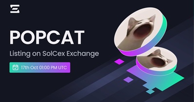 SolCex Exchange проведет листинг Popcat