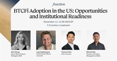 Function Æ’BTC to Hold AMA on X on December 11th