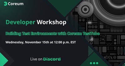 Coreum to Host Workshop on November 15th