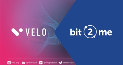 Velo to Be Listed on Bit2Me