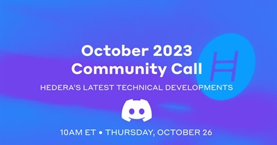 Hedera to Host Community Call on October 26th