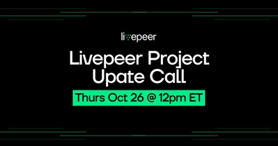 Livepeer обсудит развитие проекта с сообществом