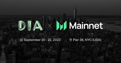DIA примет участие в «Mainnet2023» в Нью-Йорке