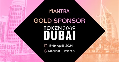 MANTRA to Participate in TOKEN2049 in Dubai on April 19th