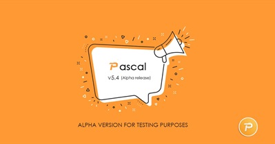 Versão alfa do Pascal v.5.4