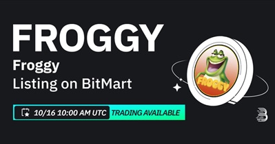 Froggy to Be Listed on BitMart on October 16th