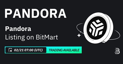 Pandora to Be Listed on BitMart on February 21st