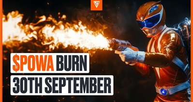 POWAâ€¢RANGERSâ€¢GO (Runes) to Hold Token Burn on September 30th