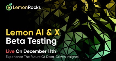 Lemonrocks to Start Lemon AI & X Beta Testing on December 11th