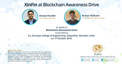 Участие в «Blockchain Awareness Drive» в Мумбае, Индия