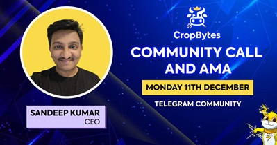 CropBytes to Host Community Call on December 11th