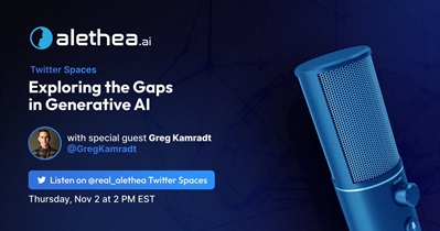 Alethea Artificial Liquid Intelligence Token to Hold AMA on X on November 2nd