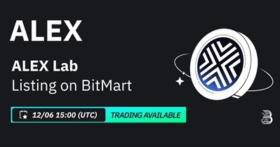 BitMart проведет листинг ALEX Lab 6 декабря