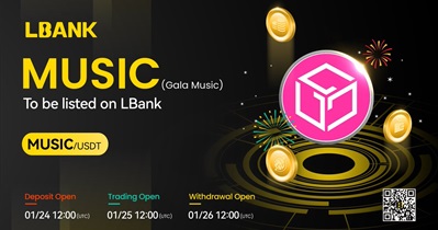 Gala Music to Be Listed on LBank on January 25th