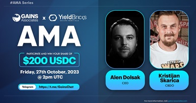Gains to Hold AMA on Telegram on October 27th