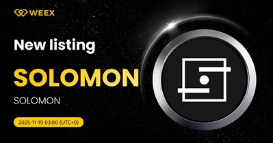 Solomon to Be Listed on WEEX