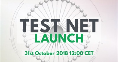 Lançamento da rede de testes