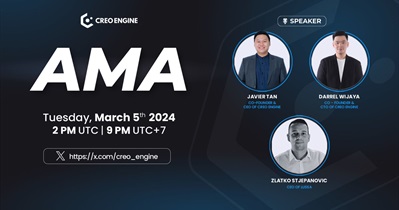 Creo Engine to Hold AMA on X on March 5th