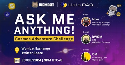 Wombat Exchange to Hold AMA on X on February 23rd