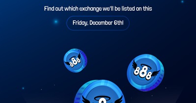 888 to Be Listed on MEXC on December 6th