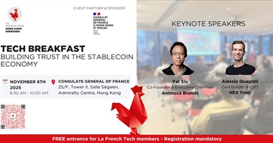 Hex Trust USD to Participate in French Tech Hong Kong Shenzhen Tech Breakfast in Hong Kong on November 6th