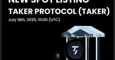 Taker Protocol to Be Listed on Gate