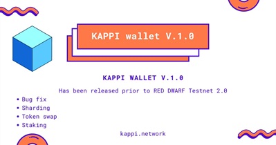 KAPPI Wallet v.1.0 Release