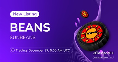 SUNBEANS to Be Listed on AscendEX